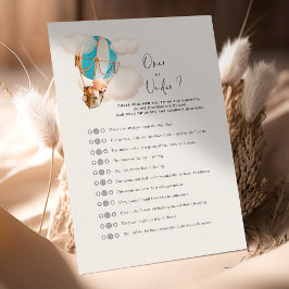 Beer Baby shower Game - Over of onder?