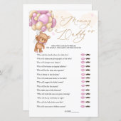 Beer Baby shower Game raadt wie mama of papa is (Voorkant / Achterkant)