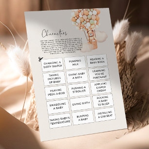 Beer Baby shower game - tekens