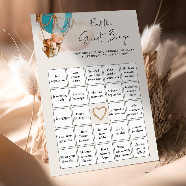 Beer Baby shower Game - vind het Gast Bingo (Creator heeft geüpload)