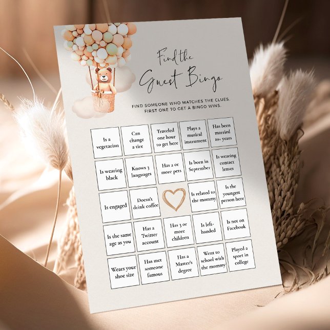Beer Baby shower Game - vind het Gast Bingo (Creator heeft geüpload)