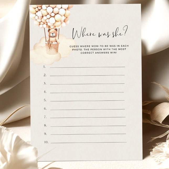 Beer Baby shower Game waar was ze? (Creator heeft geüpload)