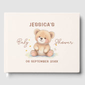 Beer Baby shower Gastenboek | Gastenboek tekenen (Voorkant)