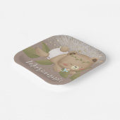 Beer Baby shower Glitter Bohemian Stars Gold Papieren Bordje (Gebogen)