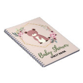 Beer Baby shower Guest Book Notitieboek (Rechterzijde)