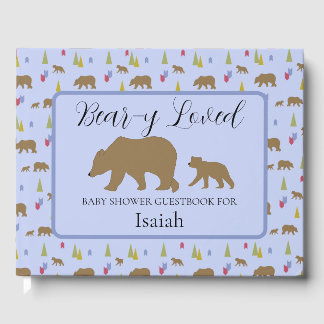 Beer Baby shower Guestbook voor Baby Boys Gastenboek