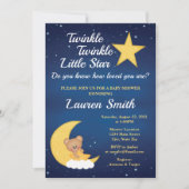 Beer Baby shower Invitation Twinkle Little Star Kaart (Voorkant)