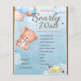 Beer Baby Shower Jongens Spel
