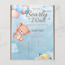 Beer Baby Shower Jongens Spel
