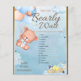 Beer Baby Shower Jongens Spel