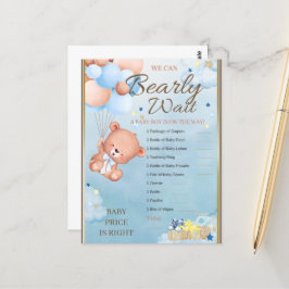 Beer Baby Shower Jongens Spel Briefkaart
