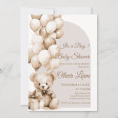Beer Baby Shower Jongens uitnodiging (Voorkant)