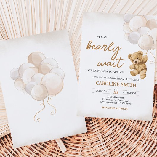 Beer Baby shower Kaart