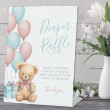Beer Baby Shower Luier Raffle