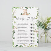 Beer Baby shower Mama of Daddy Game (Staand voorkant)