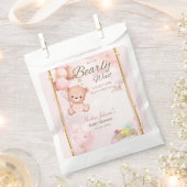 Beer Baby shower Meisje Bedankzakje (Geknipt)