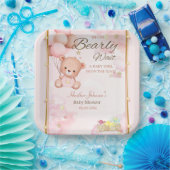 Beer Baby shower Meisje Papieren Bordje (Feest)