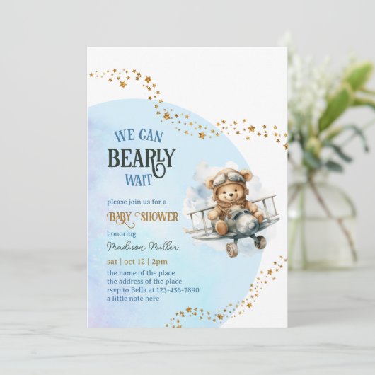 Beer Baby shower met Luier Raffle Tickets Kaart (Staand voorkant)