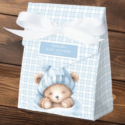 Beer Baby shower omhoog knuffelen Bedankdoosjes