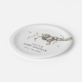 Beer Baby shower Papieren Bordje (Gekanteld)