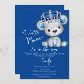 Beer Baby shower Prins Boy Party Kaart (Voorkant / Achterkant)