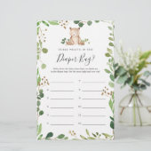 Beer Baby shower Raad eens wat er in de luiertas z (Staand voorkant)