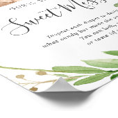 Beer Baby shower raden de zoete puinhoop Poster (Hoek)