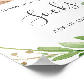 Beer Baby shower raden hoeveel Sokken Poster (Hoek)