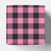 Beer Baby shower Roze Bedankdoosjes (Bovenkant)