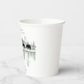 Beer Baby Shower | Rustieke Bergen Papieren Bekers (Links)