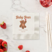 Beer Baby shower - Schattigee Classy Zwangerschaps Servet (Insitu)