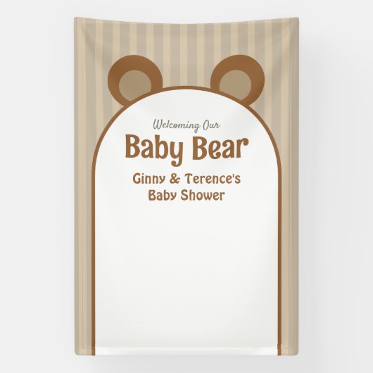 Beer Baby shower - Schattigee Classy Zwangerschaps Spandoek (Verticaal)