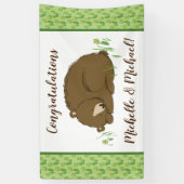 Beer Baby shower Spandoek (Verticaal)
