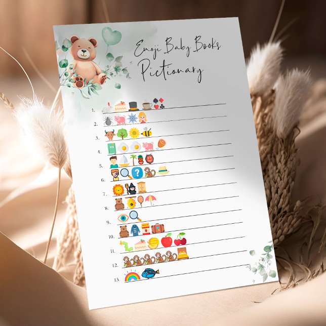 Beer Baby Shower Spel - Emoji Pictionary (Creator heeft geüpload)