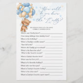 Beer Baby Shower Spel Hoe Goed Ken Je Papa (Voorkant)