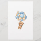 Beer Baby Shower Spel Hoe Goed Ken Je Papa (Achterkant)