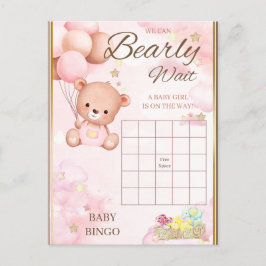 Beer Baby shower spel voor meisjes Briefkaart