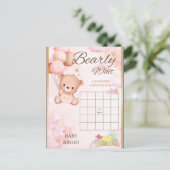 Beer Baby shower spel voor meisjes Briefkaart (Staand voorkant)