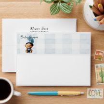 Beer Baby shower Theme Envelope