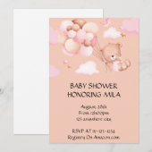 BEER BABY SHOWER UITNODIGING (Voorkant / Achterkant)