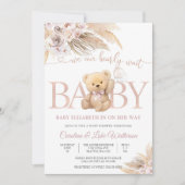 Beer Baby Shower Uitnodiging (Voorkant)