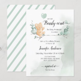 Beer Baby shower Uitnodiging