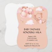BEER BABY SHOWER UITNODIGING (Voorkant / Achterkant)