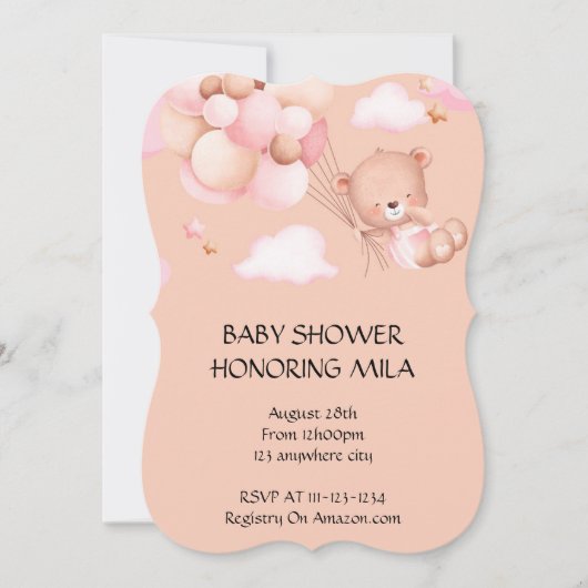 BEER BABY SHOWER UITNODIGING (Voorkant)