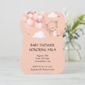 BEER BABY SHOWER UITNODIGING (Staand voorkant)