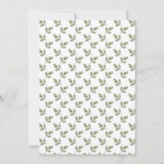 Beer Baby shower Uitnodiging (Achterkant)