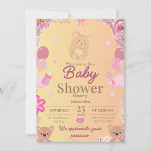 Beer Baby shower uitnodiging
