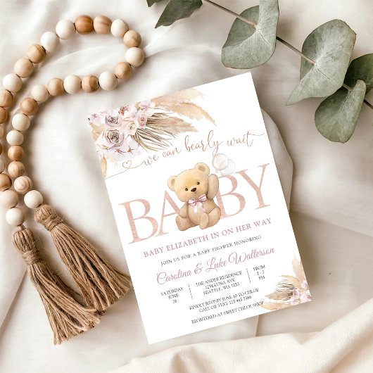 Beer Baby Shower Uitnodiging