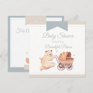 Beer Baby shower Uitnodiging