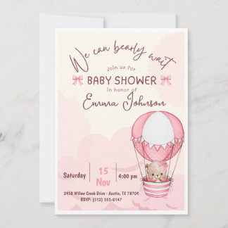 Beer baby shower uitnodiging